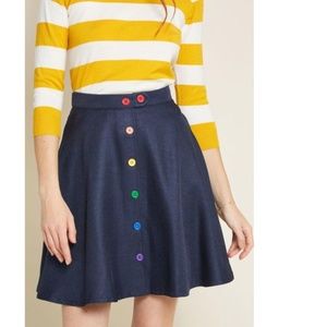 ModCloth Dazzled by Detail A-line skirt